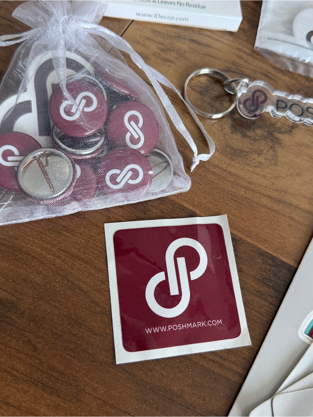 Poshmark swag Kit - stickers buttons keychain popsocket posh swag - Picture 3 of 7